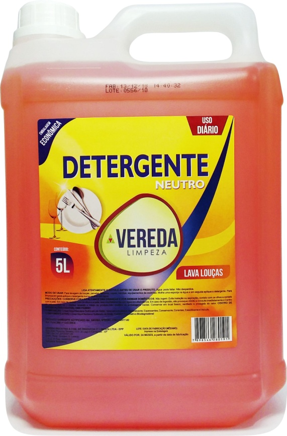 Detergente Neutro Vereda Limpeza 5784